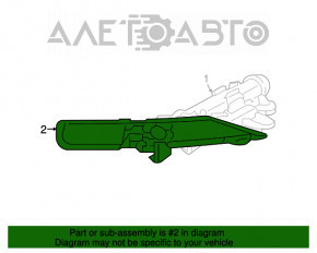 Suportul duzei de spălare a farului drept Jeep Grand Cherokee WK2 17-