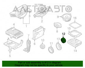 Двиттер задней двери BMW 5 F10 11-16 premium