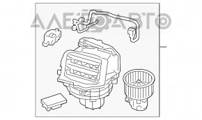 Ventilator complet BMW 5 F10 10-17