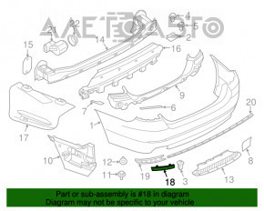 Reflector spate stânga BMW 5 F10 11-14