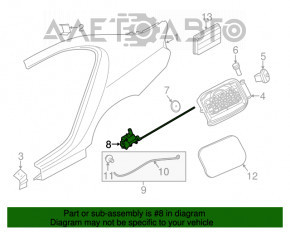 Blocare capac rezervor combustibil BMW 5 F10 11-16