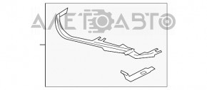 Крепление левой фары BMW 5 F10 11-13 галоген новый OEM оригинал