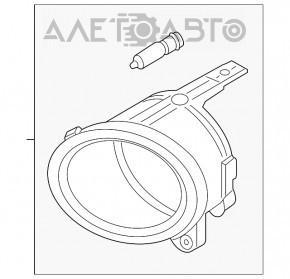 Farul de ceață stânga pentru BMW 5 F10 11-13 M Pack