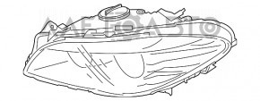 Фара передняя правая в сборе BMW 5 F10 14-16 LED, адаптив