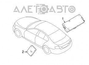 Блок управления антенной BMW 5 F10 11-17