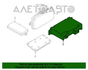 Blocul de control al camerelor 360 BMW 5 F10 10-17