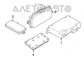 Blocul de control al camerelor 360 BMW 5 F10 10-17