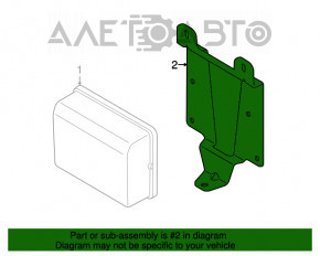 Suport radar distronic pentru BMW 5 F10 12-15