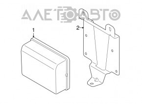 Suport radar distronic pentru BMW 5 F10 12-15