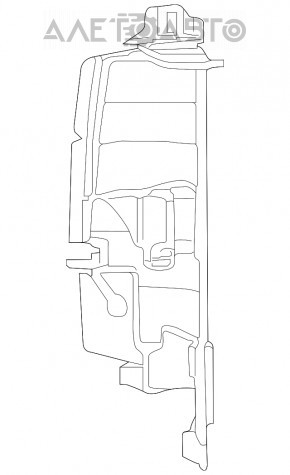 Deflectorul radiatorului stânga Jeep Grand Cherokee WK2 17- 3.6 nou OEM original