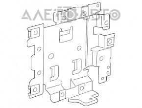 Suport de bloc ECU calculator motor Jeep Grand Cherokee WK2 16-22 3.6