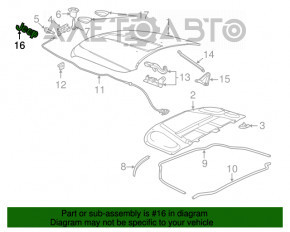 Emblema capota Jeep Grand Cherokee WK2 16-22 crom