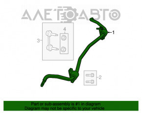 Stabilizator spate Jeep Grand Cherokee WK2 16-