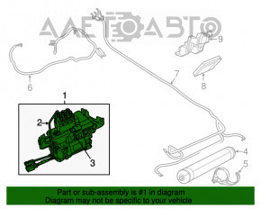 Receptorul suspensiei pneumatice pentru Jeep Grand Cherokee WK2 11-21