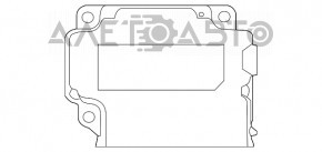 Modulul airbag SRS calculator airbag Fiat 500 12-19