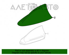 Corpul antenei aripioare BMW 5 F10 09-13