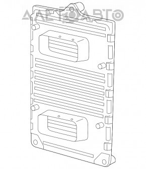 Modulul ECU al motorului Dodge Journey 11- 2.4