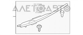 Garnitură aripă capotă - aripă dreapta Infiniti Q50 14- față nouă OEM originală