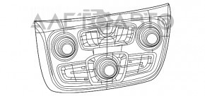 Controlul climatizării pentru Jeep Compass 19-21 auto