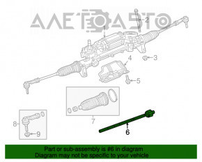 Bară de direcție stânga Jeep Cherokee KL 19-23