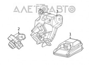 Camera de vizionare spate pentru Jeep Cherokee KL 19-