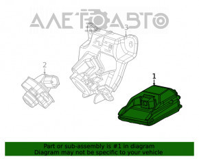 Camera frontală Jeep Cherokee KL 19-