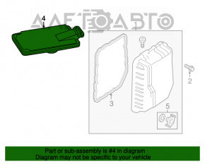 Receptor de ulei pentru cutia de viteze automata Jeep Compass 11-13 2.4 FWD CVT