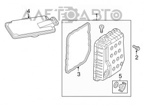 Receptor de ulei pentru cutia de viteze automata Jeep Compass 11-13 2.4 FWD CVT