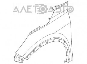 Крыло переднее правое Nissan Rogue 21-23 новый неоригинал JG-PARTS