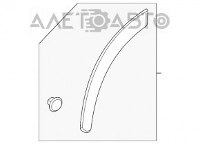 Capacul aripii fata stanga Nissan Rogue 21-23 construit in SUA, nou, neoriginal.