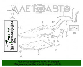 Pompă de combustibil, pompă de benzină Lexus RX450h 10-15, ruptă fixare.