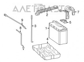 Suport baterie pentru LEXUS CT 200H 11-17