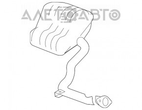 Silencer spate cu teava stanga Dodge Challenger 15-16 5.7