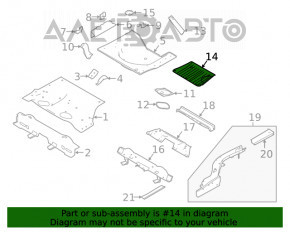 Protecția pentru bara din spate a Nissan Altima 19-