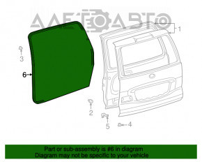 Уплотнитель резина двери багажника Lexus GX470 03-09 новый OEM оригинал