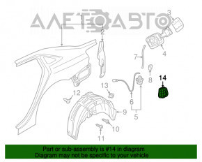 Placă de ventilație stânga VW Jetta 19- nouă originală OEM