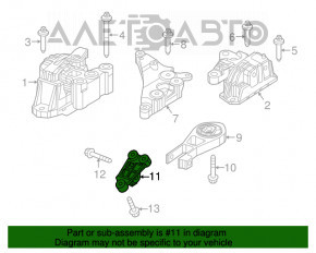 Кронштейн опоры АКПП Jeep Compass 17-22 2.4