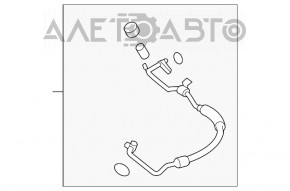 Tubul de aer condiționat al compresorului de încălzire pentru Subaru Forester 14-18 SJ 2.0