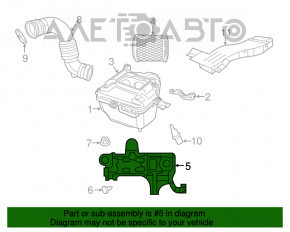 Suportul carcasei filtrului de aer Jeep Compass 14-16 2.0 2.4