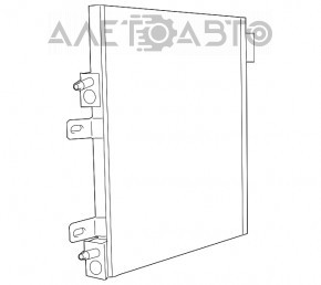 Radiatorul condensatorului de aer condiționat Jeep Compass 11-16 2.0 manuală