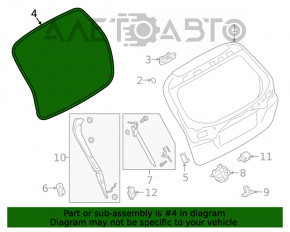 Garnitura de cauciuc pentru ușa portbagajului Subaru Outback 20-