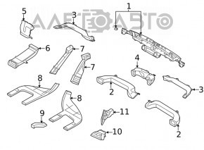 Conducta de aer pentru torpila dreapta Subaru Outback 20-