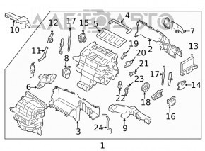 Arzătorul complet pentru Subaru Outback 20- 2.5 base