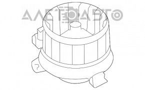 Мотор вентилятор печки Subaru Outback 20-