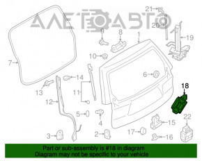 Modul de control al portbagajului Subaru Forester 14-18 SJ