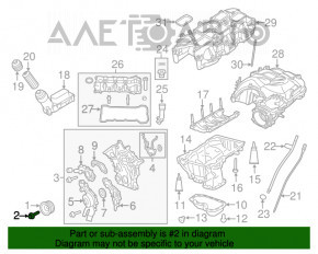 Болт шкива коленвала Dodge Journey 11- 3.6