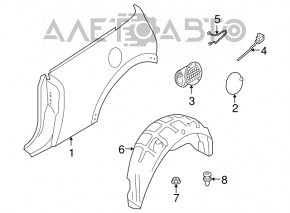 Blocare capac rezervor Mini Cooper F56 3d 14