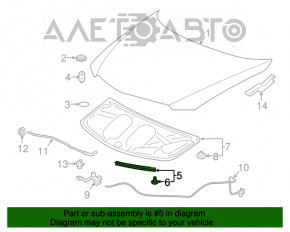 Garnitura capotei Acura ILX 13-15