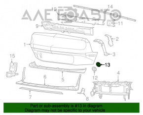 Cadru stânga pentru Dodge Challenger 15- structură, vopsit, vopsea cojită