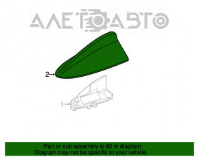 Corpul antenei aripioare BMW X5 X6 E70 E71 07-13